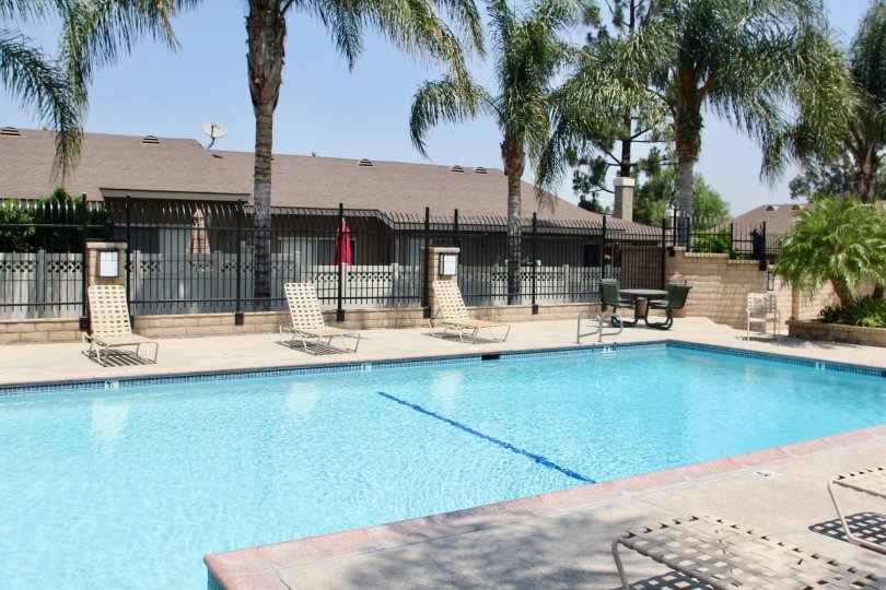 Back side of house large valley is placed beyond a swimming pool is placed to get relaxed on sunny days