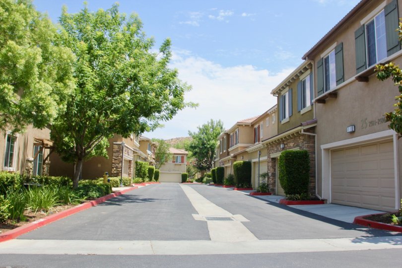 A bright sunny day in the Brookview Terrace of the lake elsinore in california