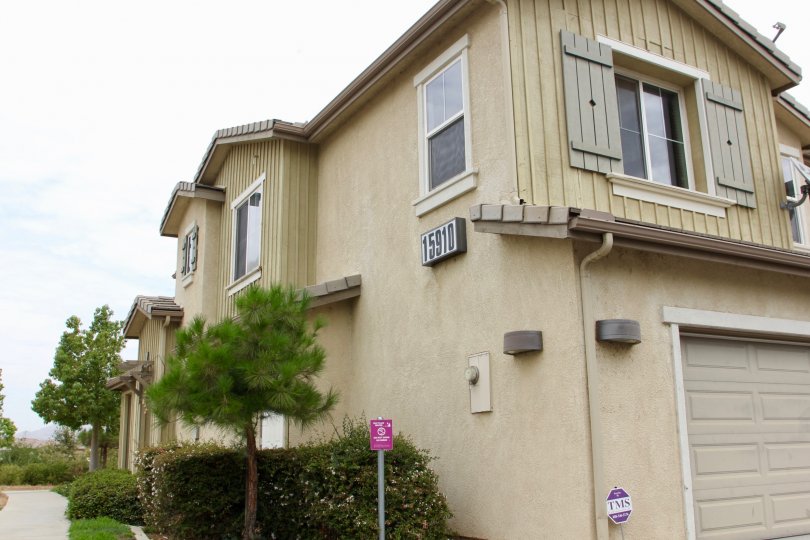 simple storey buildings of Aspen Hills, Moreno Valley, California