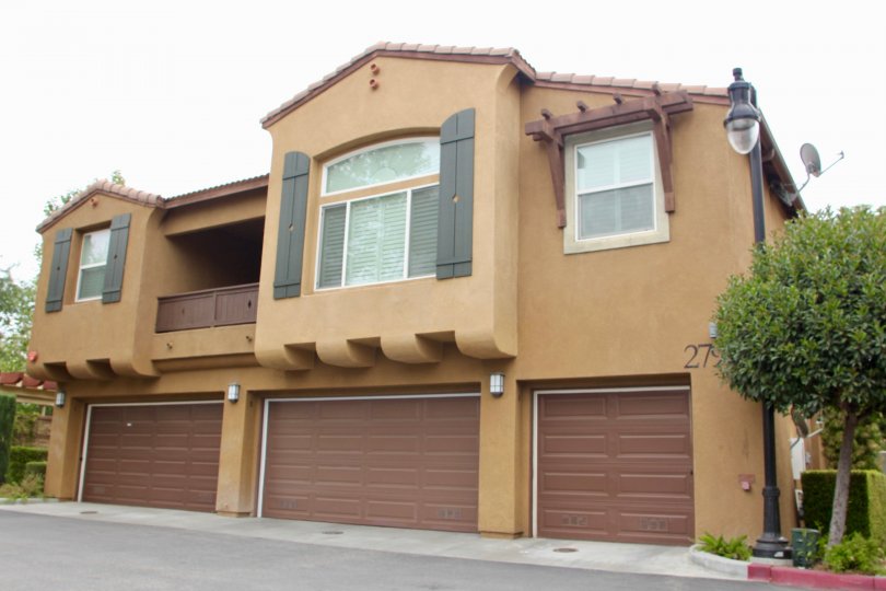 Promontory Pointe moreno valley California biscuit colored building with limited windows in top and lights