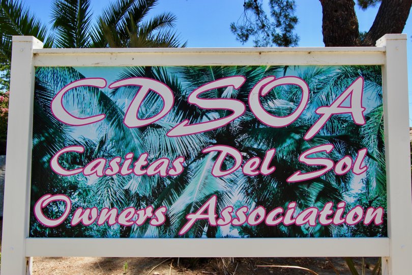 Big Signage of Casitas Del Sol, Murrieta, California