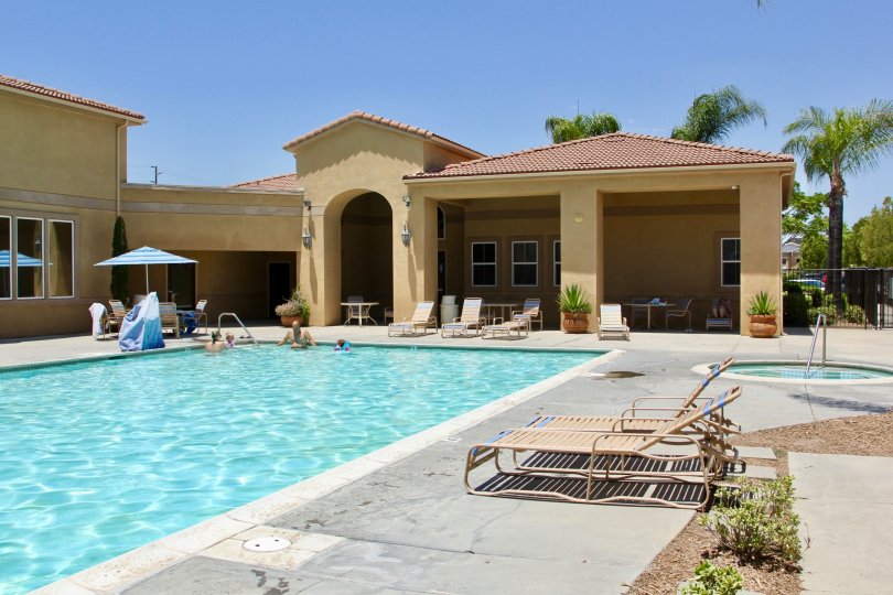 Murrieta California the Reserves at Madison Park pool andf hot tub