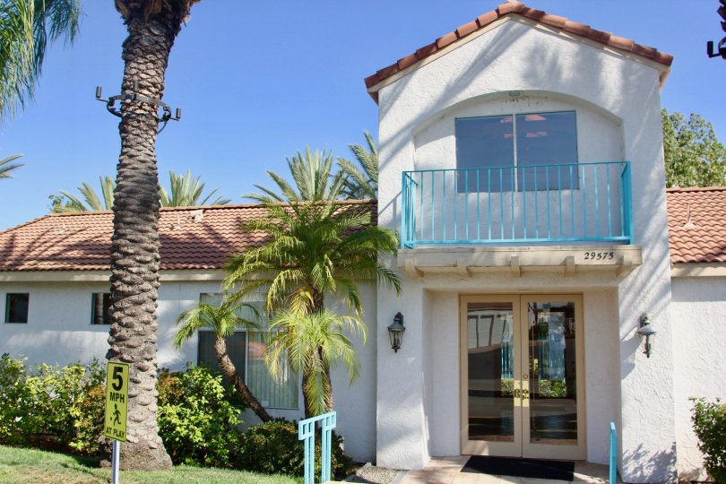 Village Grove Four Plex corona California lengthy nice building with clear roofing model, glassy windows