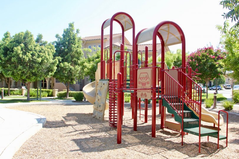 Children's playground on a beautiful day in Temecula, California