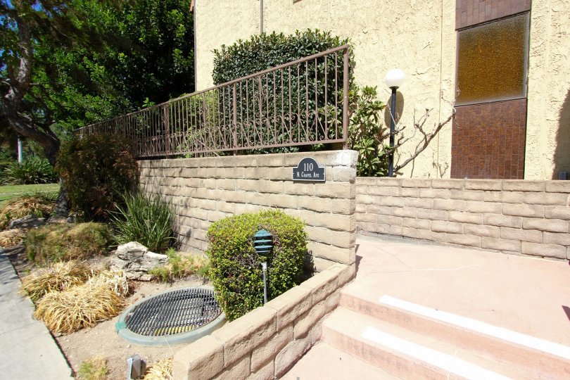 The décor in front of 106 N Chapel Ave in Alhambra California