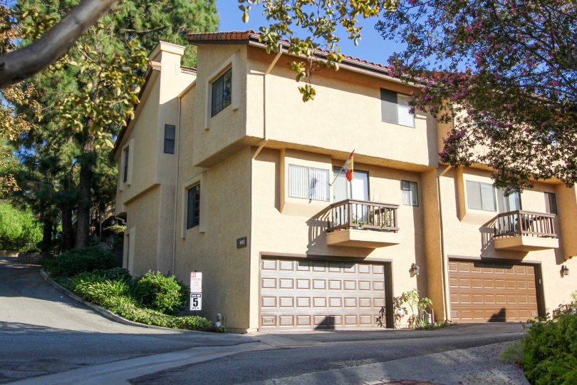 The balcony at Ramona Estates in Alhambra California