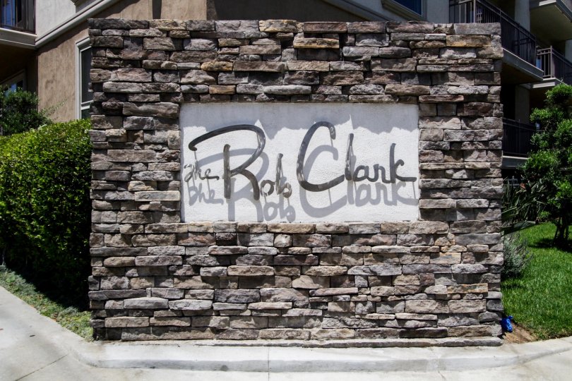 The sign showcasing The Rob Clark in Beverly Center