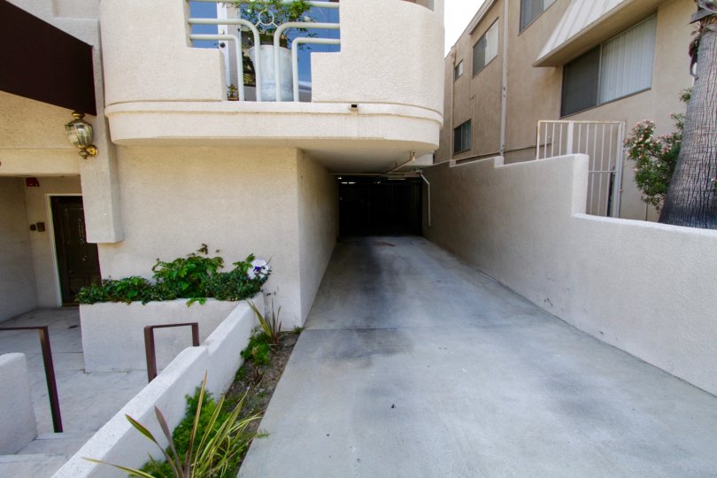 Private gated garage entrance at Kiowa Gardens condos