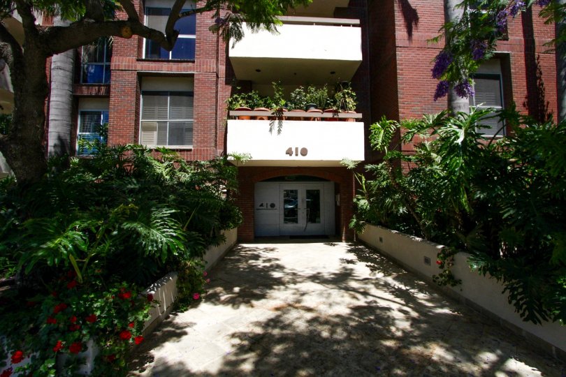 Front entry to the Regency Royale condos