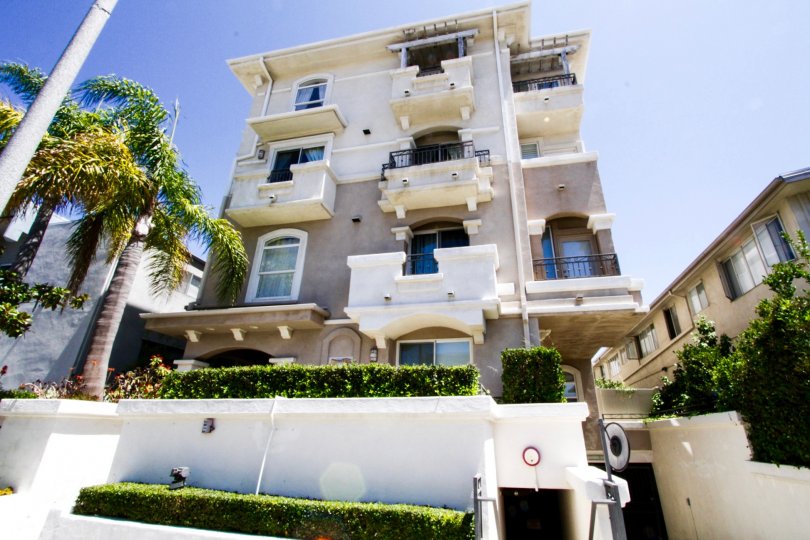The Portofino condo building in Brentwood