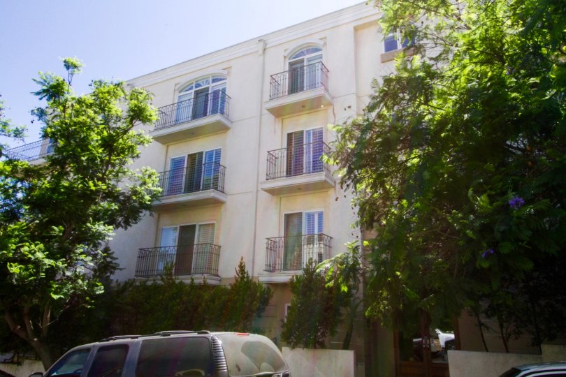The Westgate Place condo building in Brentwood