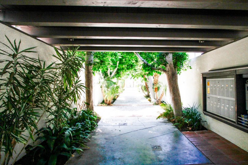 The mail center within Los Cerros in Culver City