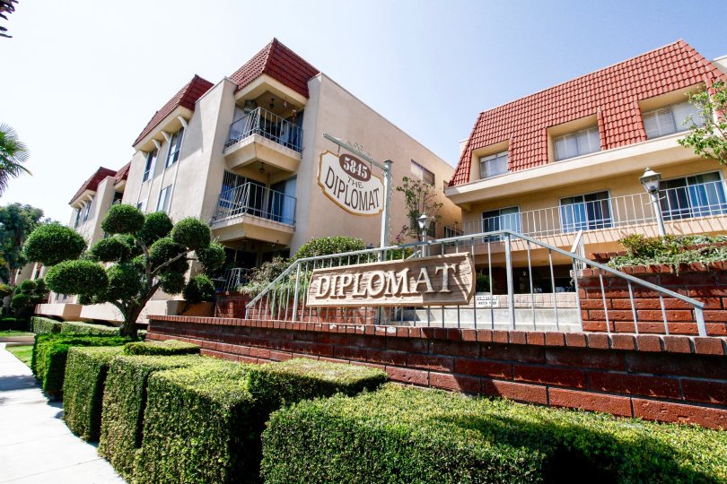 The sign announcing The Diplomat