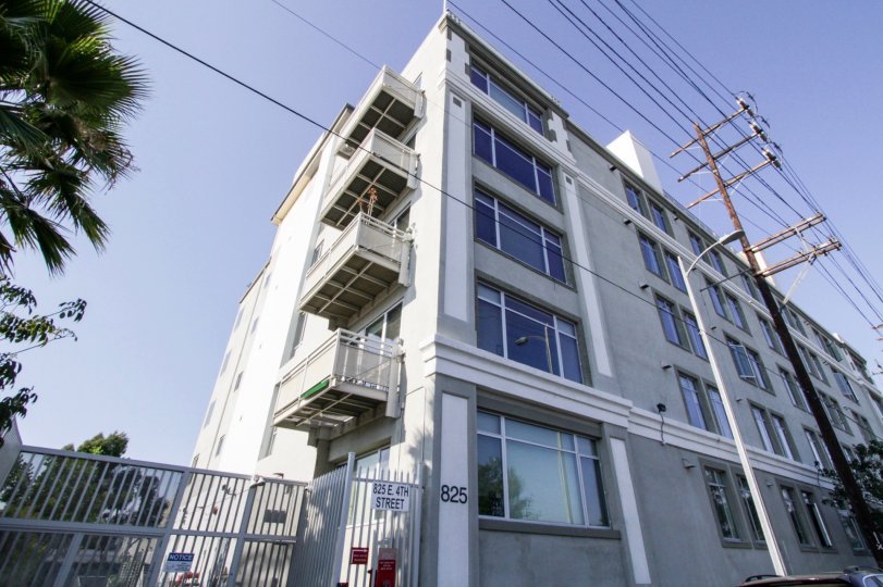 The Beacon Lofts building in Downtown LA