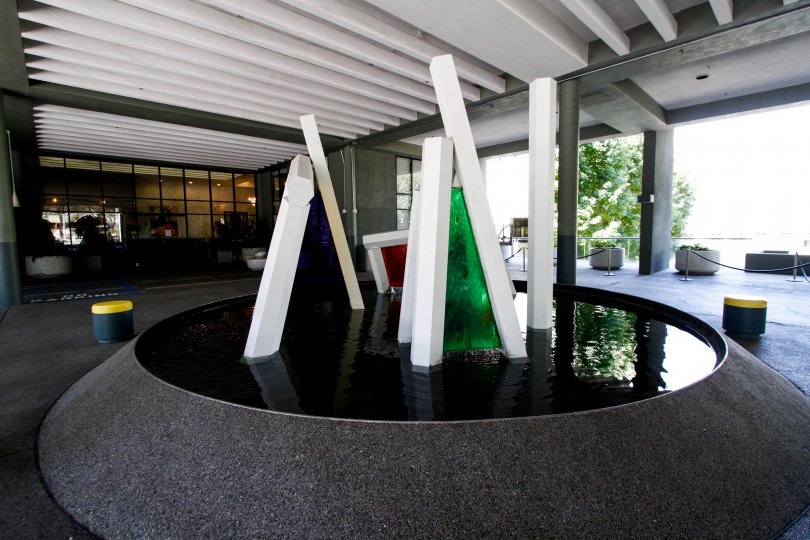 The foyer of Promenade West in Downtown LA