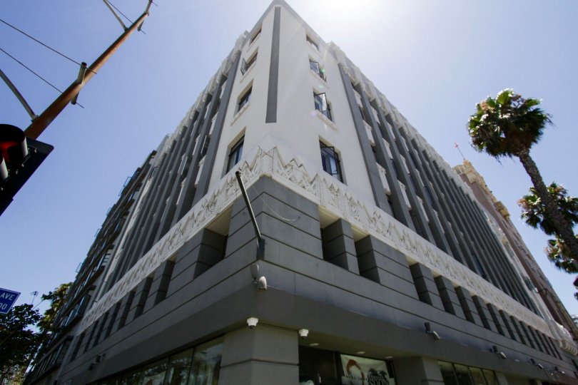 Corner view of the Lafayette Building in Long Beach