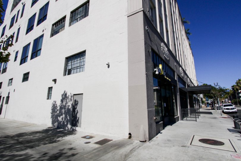 Shops occupy the ground floor of Walker Building Lofts