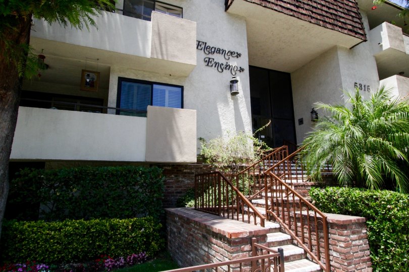 The lettering on the Eleance Encino building in Encino