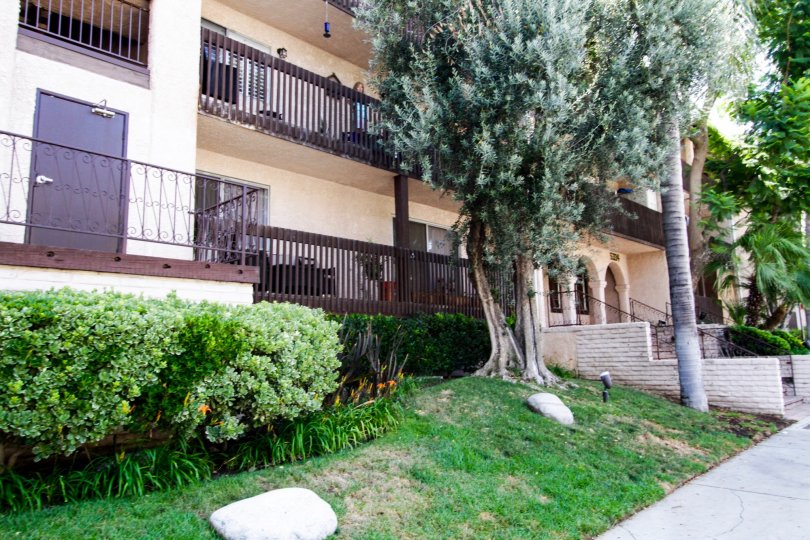 The terrace of Encino Villas in Encino