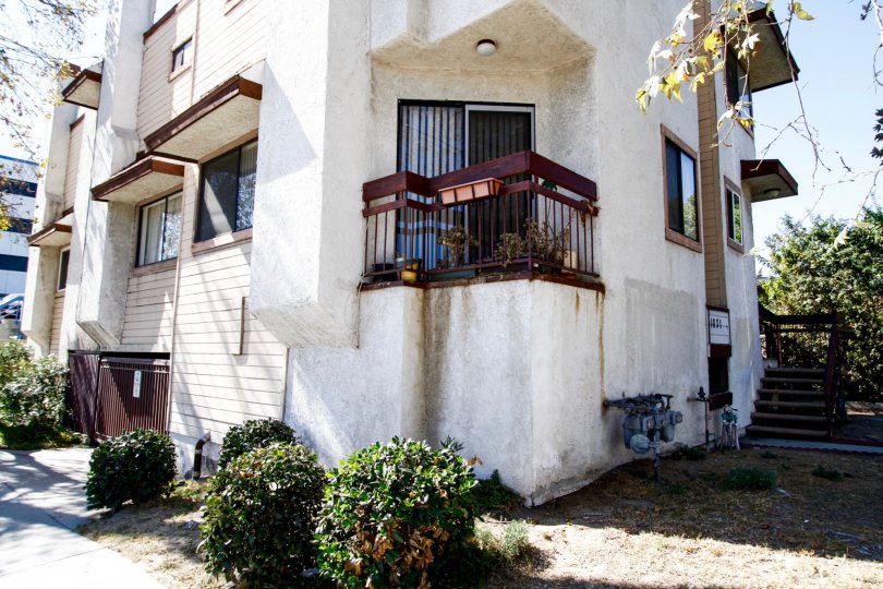 The landscaping seen around 1031 Mariposa St in Glendale California