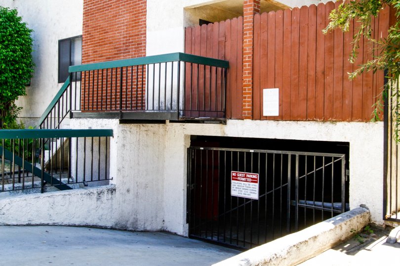 The parking at Burchette Villas