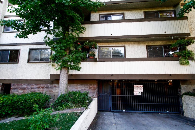 The parking at Columbus Terrace