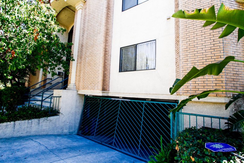The parking for Dryden Villas
