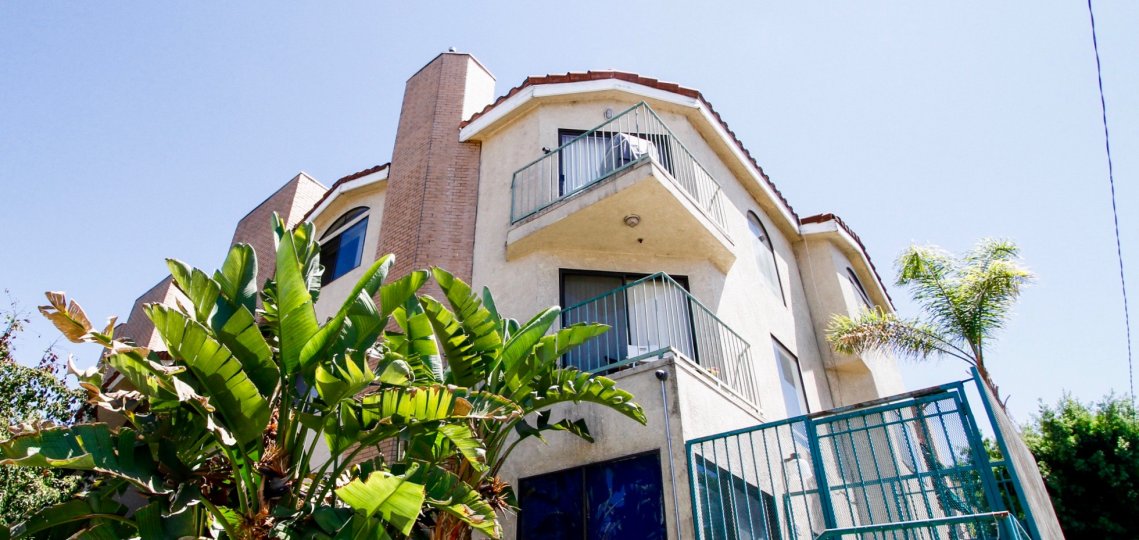 The balconies at Dryden Villas