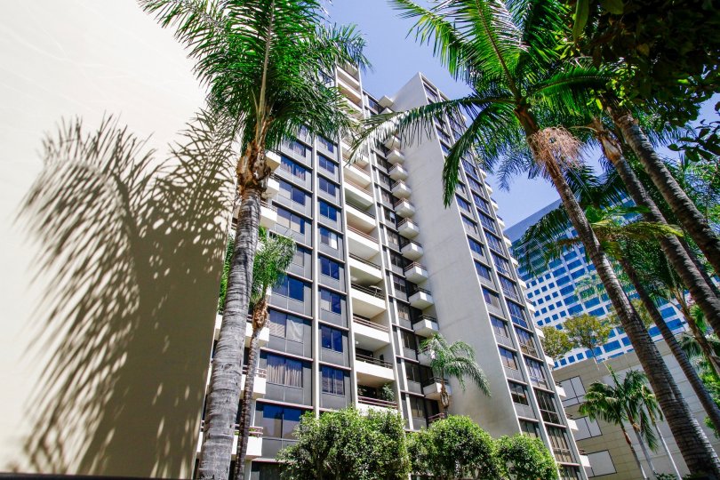The architecture of the Park Towers in Glendale California