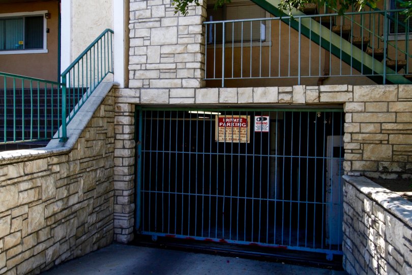 The parking at Sinclair Gardens