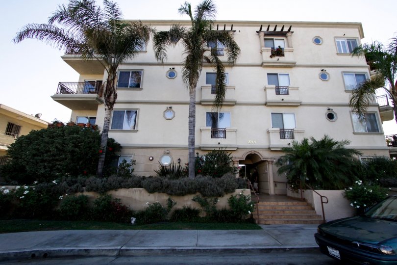 The landscaping of the Hollywood Vista Villas