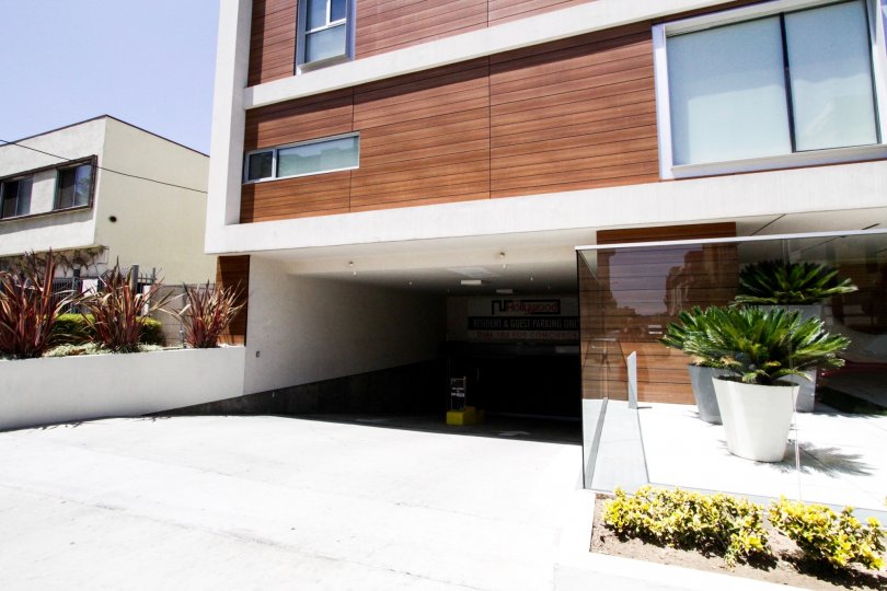 Below ground parking for guests and residents of The Hollywood
