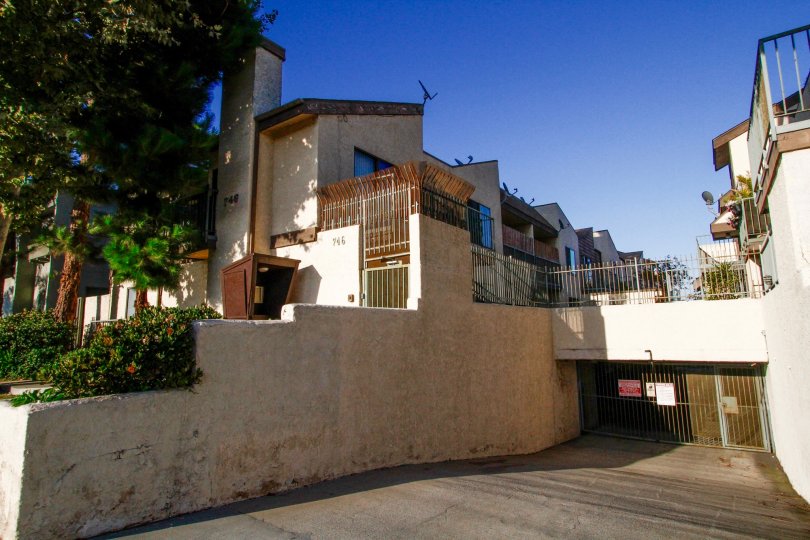 The parking for Colony Village in Inglewood