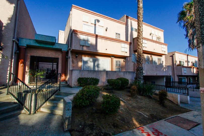 The North Court landscaping in Inglewood