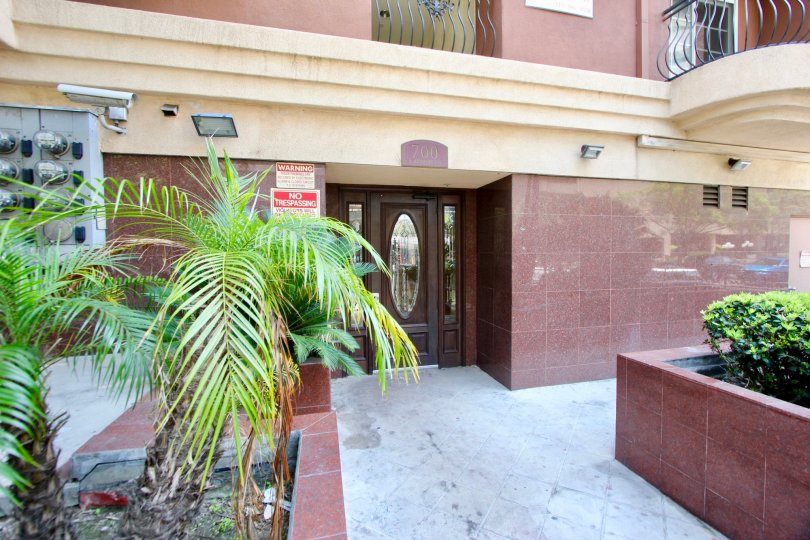 Beautiful apartment complex in Koreatown, California