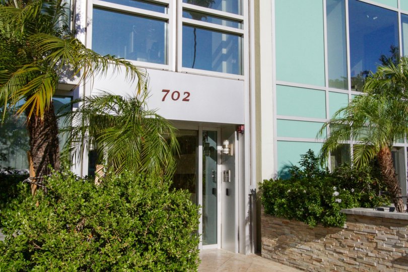 The address numbers stand above the entrance of Serrano Palace