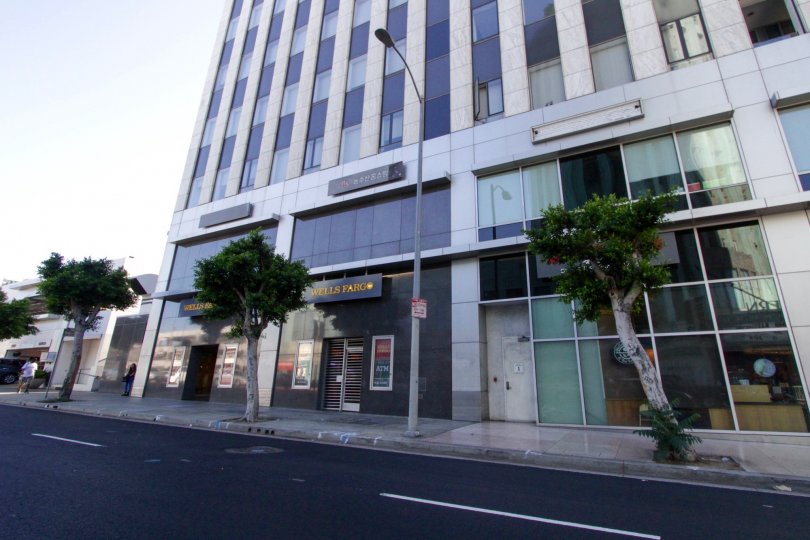 Located on the ground level Wells Fargo resides at The Mercury
