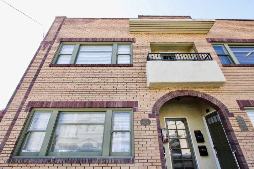 The balcony seen at 10th and Molino