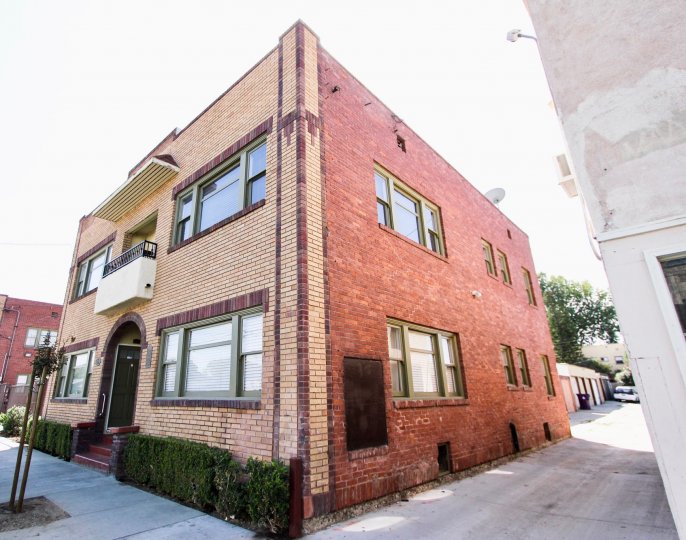 The corner of the building at 10th and Molino