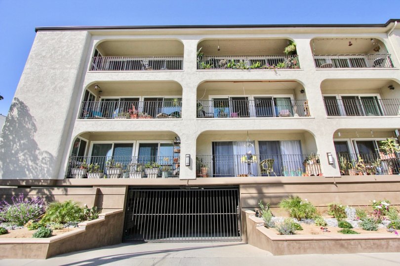 The balconies at Casa Grande