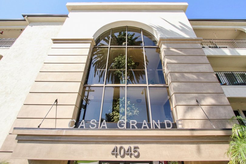 The address for the Casa Grande above the entrance