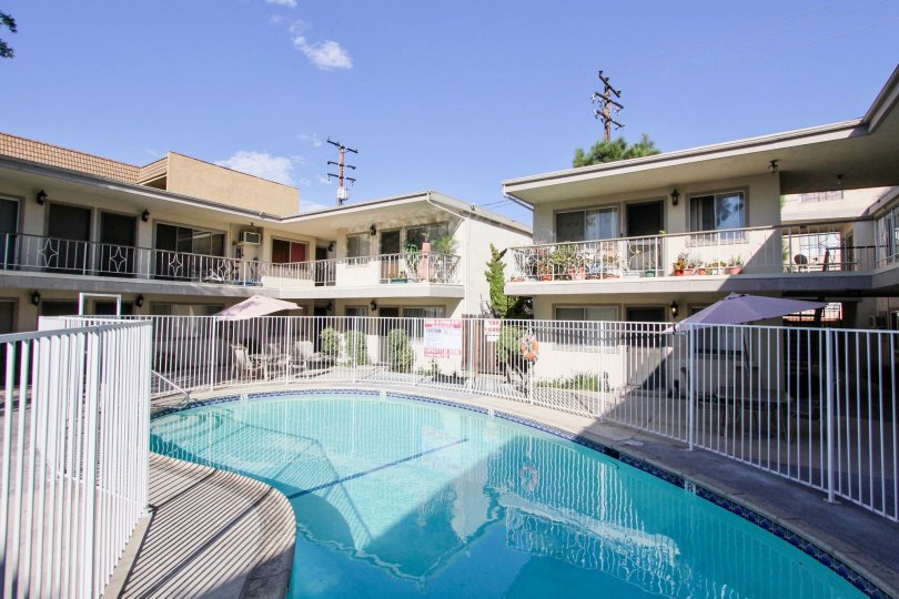 The pool at Elmwood Villas