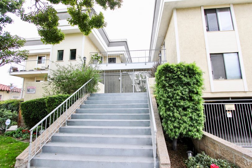 The stairs leading up to Fifteenth Street Terrace