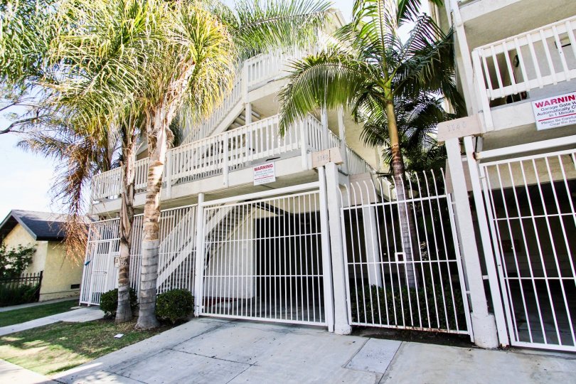 The parking for residents of Molino Terrace