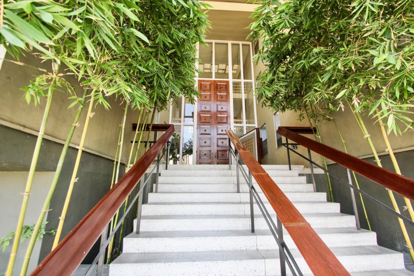 The stairs up to Villa Di Napoli
