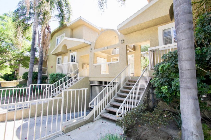 The stairs up to 4440 Finley Ave