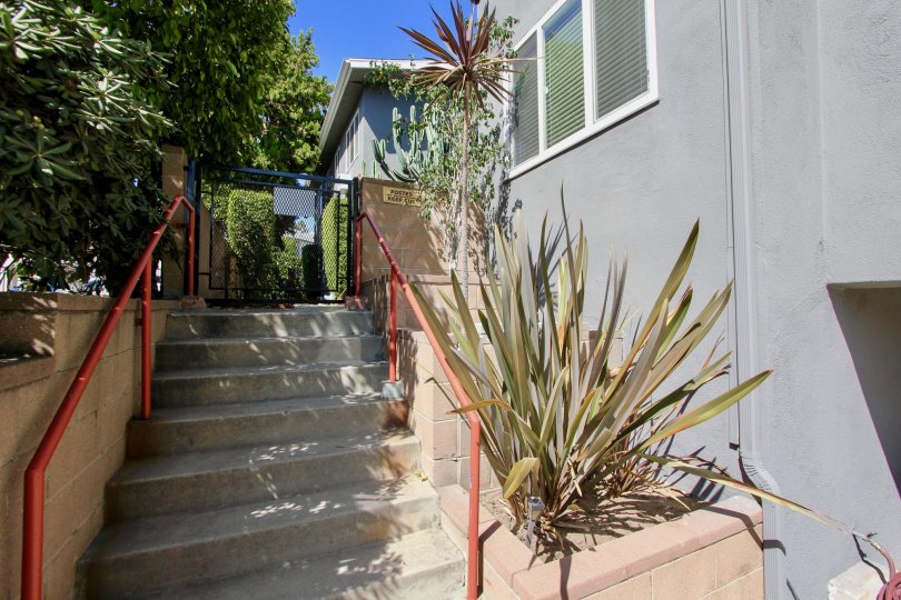 The stairs up to Ivanhoe