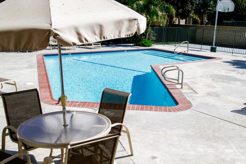 The pool at Malibu Gardens