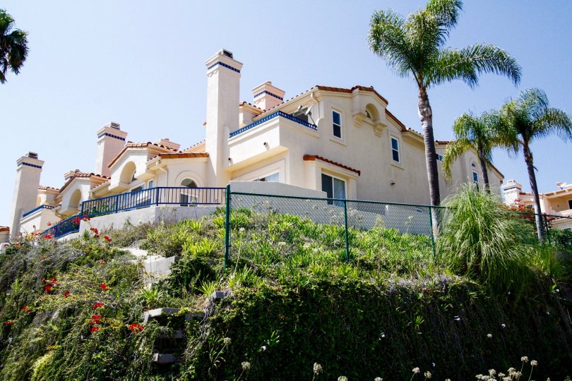 The fence around The Pointe at Malibu
