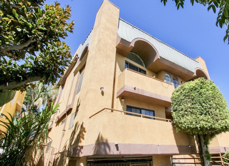 The balconies seen at 11417 Culver Blvd in Mar Vista, California